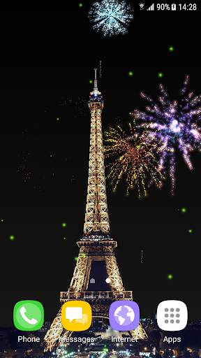 Fireworks Live Wallpaper screenshot 1