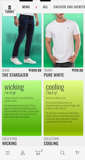 Turms Online Intelligent Apparel Shopping App screenshot 3