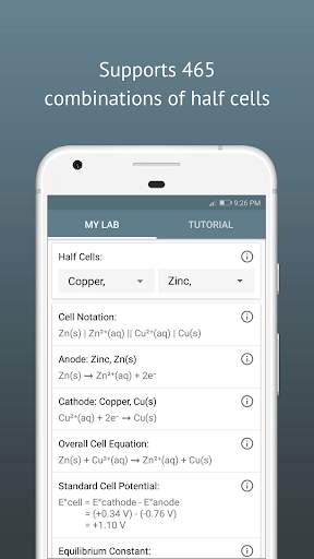 Voltaic Cell Lab скриншот 2