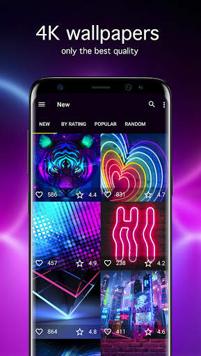 Neon Wallpapers 4K screenshot 1