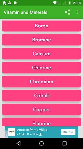 Vitamin and Minerals : Guide screenshot 4