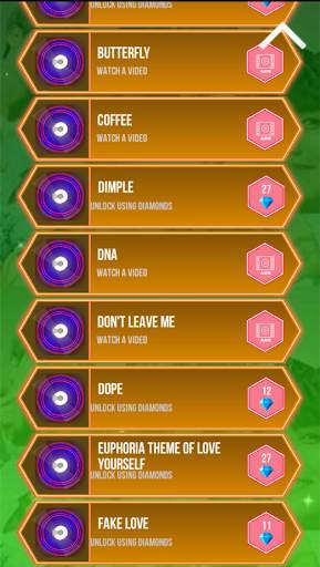 BTS Hop-Tiles Hop KPOP Music Game screenshot 3
