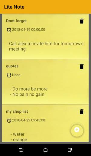 Lite Note screenshot 1