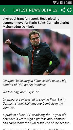 Football News, LiveScore, Transfer, Standings screenshot 2