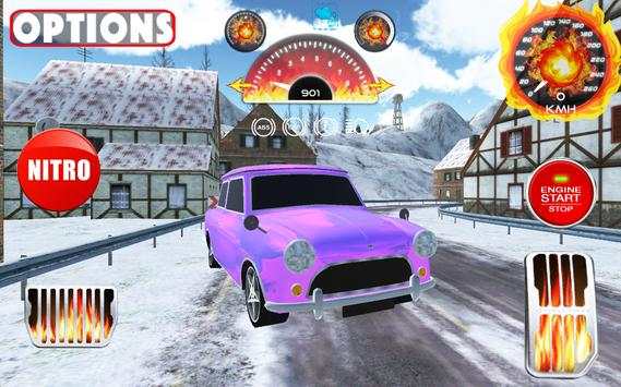 Old Mini Spor Car Driving City स्क्रीनशॉट 2
