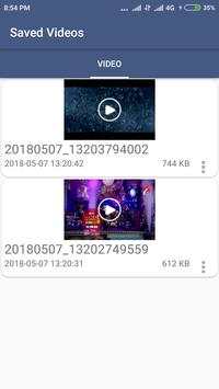 Instant hd video downloader for facebook screenshot 5