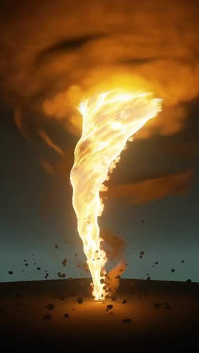 Fire Tornado live wallpaper screenshot 2