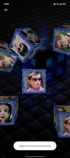 3D Photo Cube Live Wallpaper скриншот 4