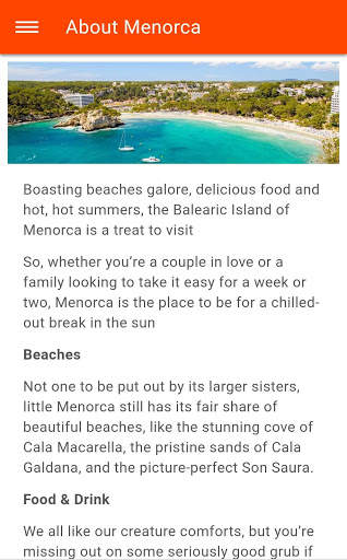 Cala N Bosch Travel Guide with Offline Maps screenshot 2