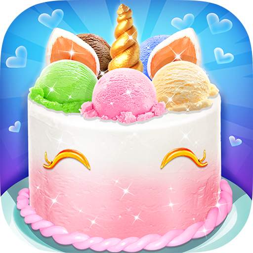 Unicorn Ice Cream Cake - Frozen Summer Food Maker 1.0