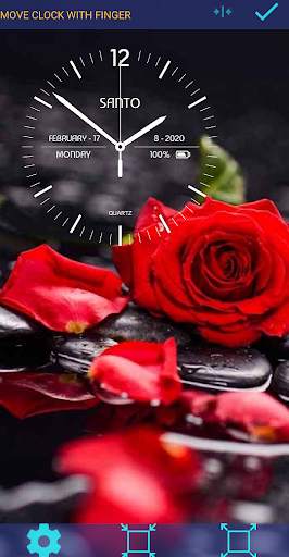 Analog Clock Live Wallpaper screenshot 2