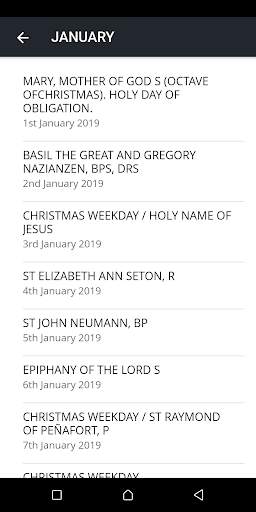 Liturgical Calendar 2019 screenshot 4