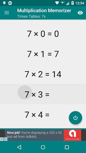 Multiplication Memorizer screenshot 3