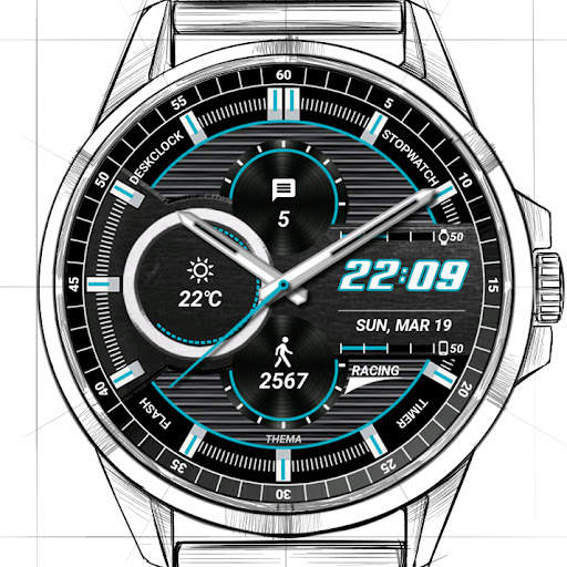 Racing Watch Face & Clock Widget screenshot 14