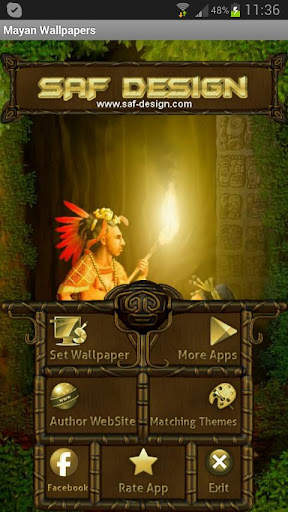 MAYAN GO Launcher EX Theme screenshot 6