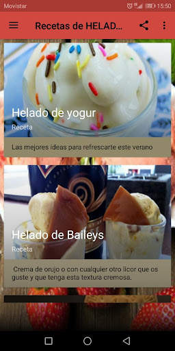 Recetas de HELADOS caseros screenshot 2