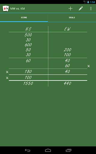 Bridge Score – rubber bridge screenshot 5