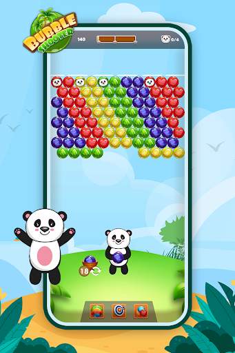 Bubble Shooter 2021 : Panda rescue world screenshot 7