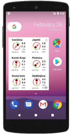 MMS4 Meteo Widget screenshot 1