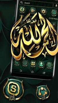 Allah Gold Launcher Theme screenshot 4