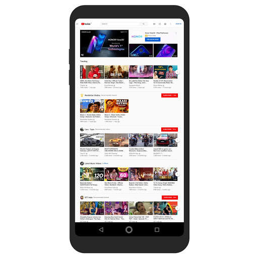 Nostra browser screenshot 3