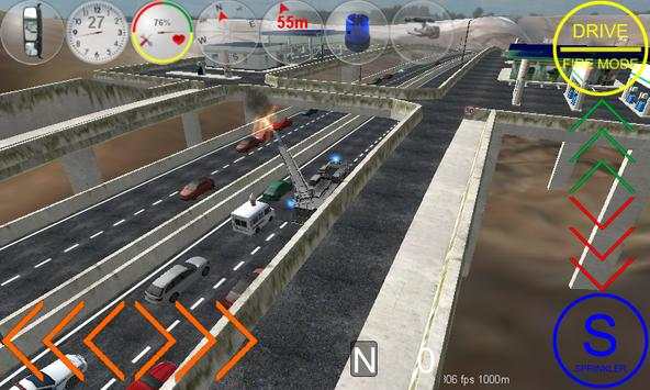 Duty Driver Firetruck LITE screenshot 2