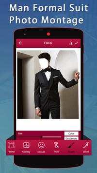 Formal Suit Photo Montage 2 تصوير الشاشة