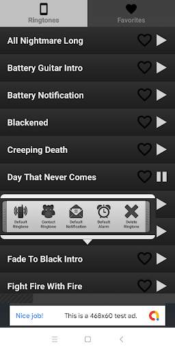 Best Metallica ringtone free screenshot 2