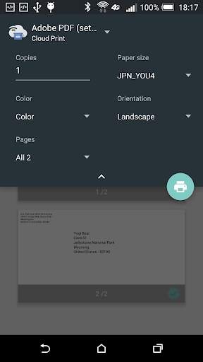Phone Address-Book to Envelope screenshot 7