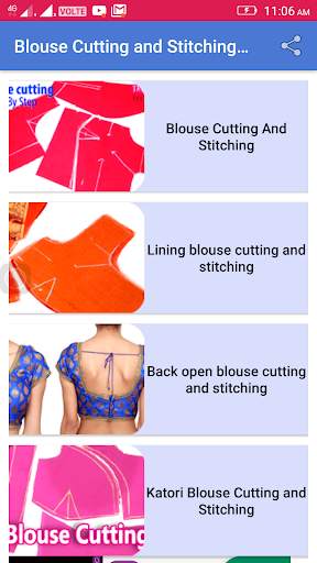 Blouse Cutting and Stitching in Tamil | videos screenshot 1