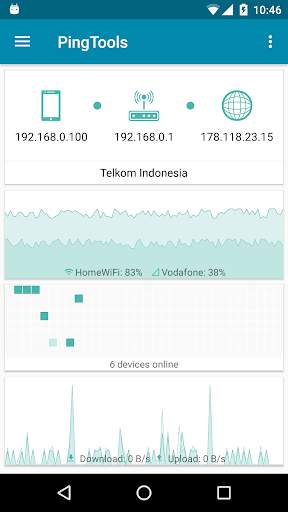 PingTools Network Utilities screenshot 1