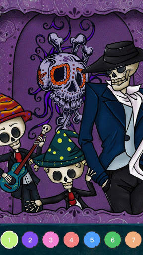 Zombie Coloring - Color by Num screenshot 7