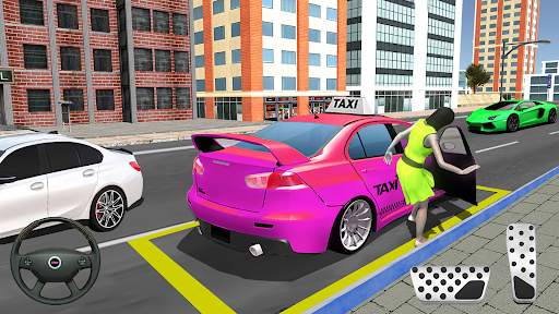City Taxi Games-Taxi Car Games screenshot 2