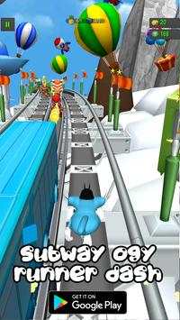 Subway Oggy Runner Dash скриншот 2