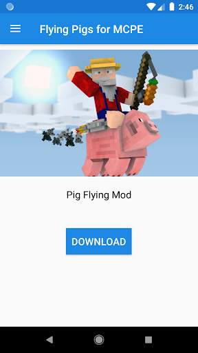 Pig Flying Mod for Minecraft PE screenshot 3