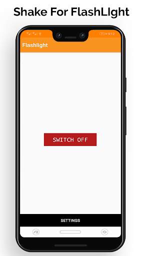 Shake Flashlight Free – Turn ON/OFF Flashlight screenshot 2