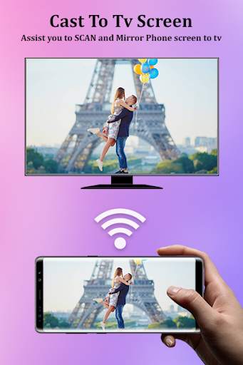 Screen Mirroring with TV : Connect Mobile to TV screenshot 1