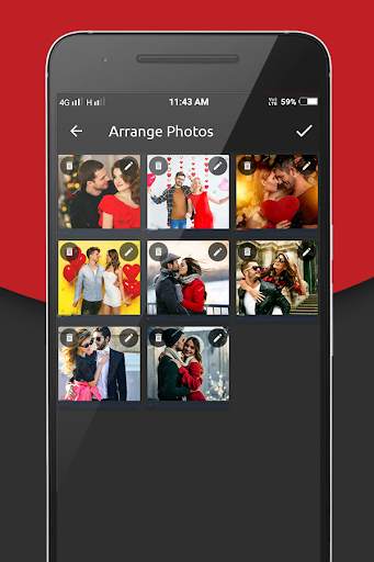 Valentin Day Video Maker Music screenshot 3