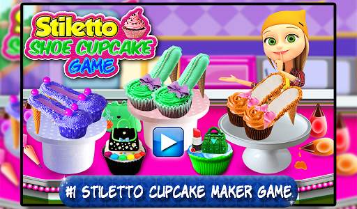 Stiletto Shoe Cupcake Maker Ga screenshot 9