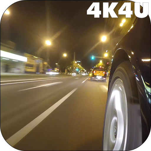 4K Night City Driving Video Live Wallpaper आइकन