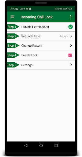 Incoming Call Lock screenshot 3