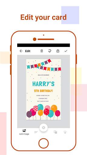 Birthday invitation card maker screenshot 4