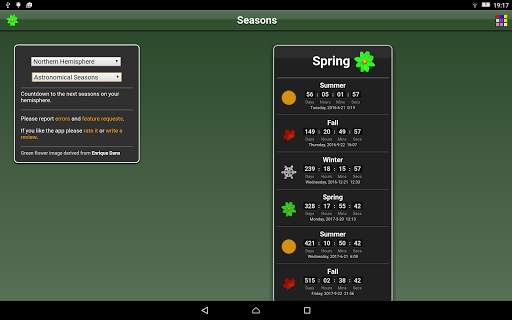 Seasons screenshot 1