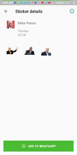 Donald Trump WAStickerApps Sticker for WhatsApp screenshot 15
