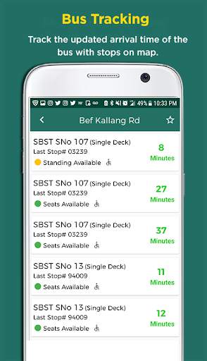 Singapore Transit & Bus Tracker screenshot 2