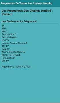 Frequency Of Channels Hotbird screenshot 5