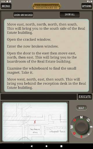 The Forgotten Nightmare 3 Text Adventure Game screenshot 9