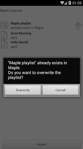 Maple Importer screenshot 3