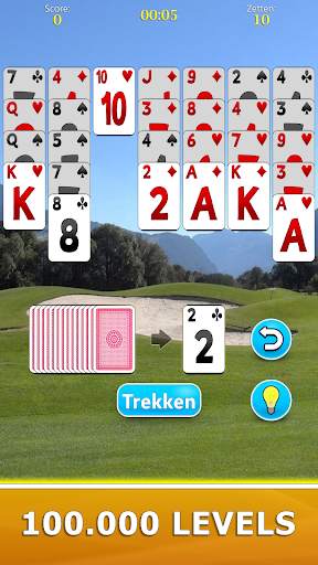 Golf Solitaire - Kaartspel screenshot 3
