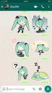 Stickers : Miku Stickers for WhatsApp screenshot 7